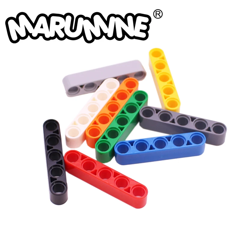 MARUMINE 10PCS MOC Mechanical Lift Arm 5 Hole Thick link Model Accessories 32316 Assembly Parts DIY Children's Birthday Toy Gift