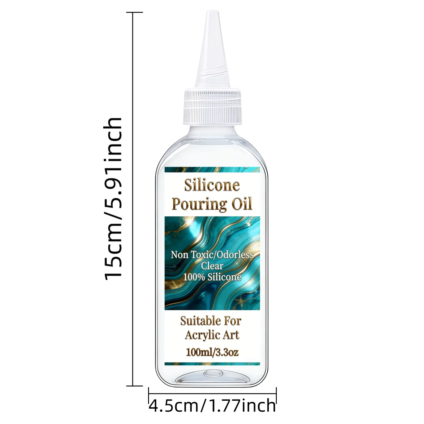 Silicone Pouring Oil Special Cell Creation Activator Acrylic Paint Pour Medium Holiday Crafting Canvas Painting