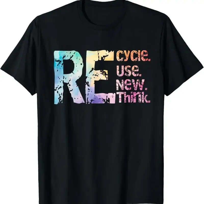 Recycle Reuse Renew Rethink Crisis Environmental Activism T Shirt