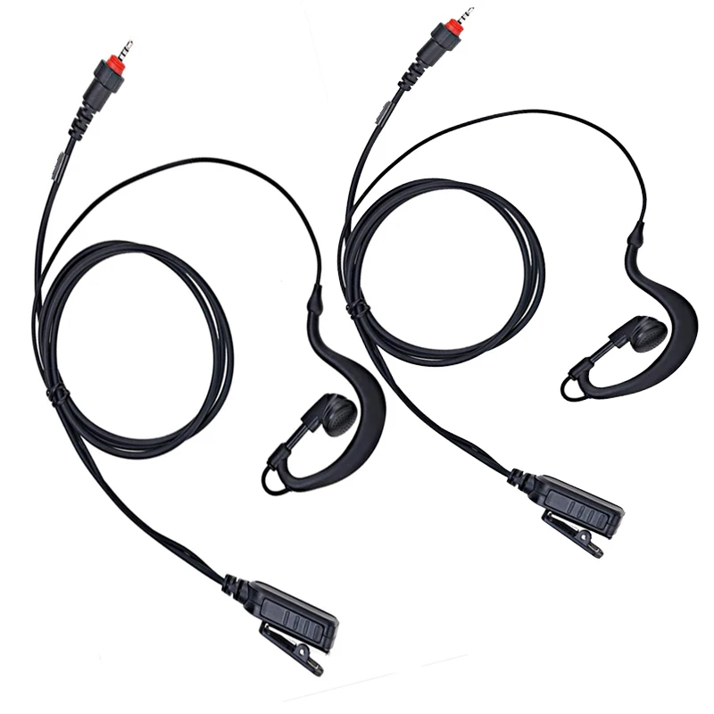 CLP1010 Surveillance Walkie Talkie Headset Accessories, Compatible with Motorola CLP1060 Replace HKLN4436A, 2 Pack