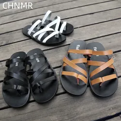 Men's Beach Sandals Casual Outdoor Waterproof Comfortable Fashion Versatile Breathable Flat Fashion Non-slip Shoes Large Size