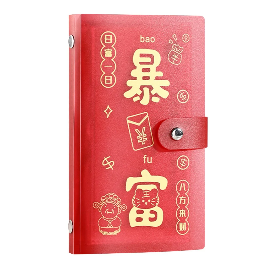 New High Quality Get Rich Overnight 100 Envelopes Money Saving Challenge PVC Save Money Savings Binder Waterproof Portable