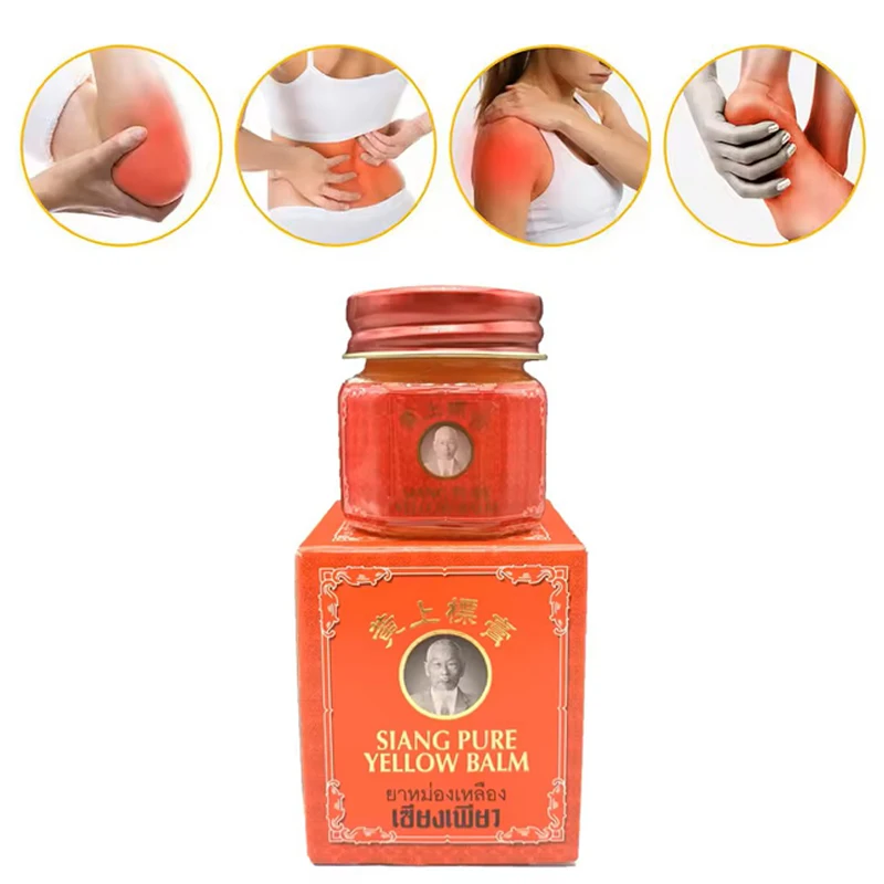 New 2026 Thailand SIANG PURE Oil Sprain For Shoulder Neck Head Abdomen Waist Hand And Foot Pain Relax Backpain Relief Dizziness