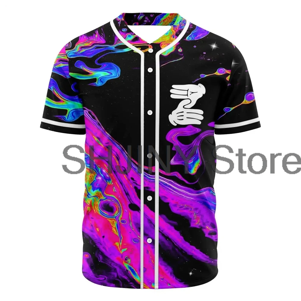 Zeds Dead Keighla Killa Killa Baseball Jersey Tops Short Sleeve Shirts Women Men Streetwear Tee Hip Hop Clothes