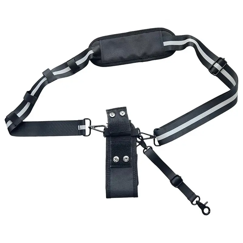 

PHILE-Adjustable Wide Strap For Small& Medium Radios-Widened Shoulder Band With 300Cm Reflective Strips& Anti-Sway Design