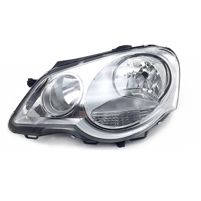 White Black Front Bumper Headlight Fog Light Head Light Lamp Type Headlight Assembly For VW POLO 9N3 2006 2007 2008 2009 2010