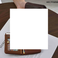 Mini Purse Men And Women PU Leather Ultra-thin Soft Leather Wallet Short Zipper Coin Pocket