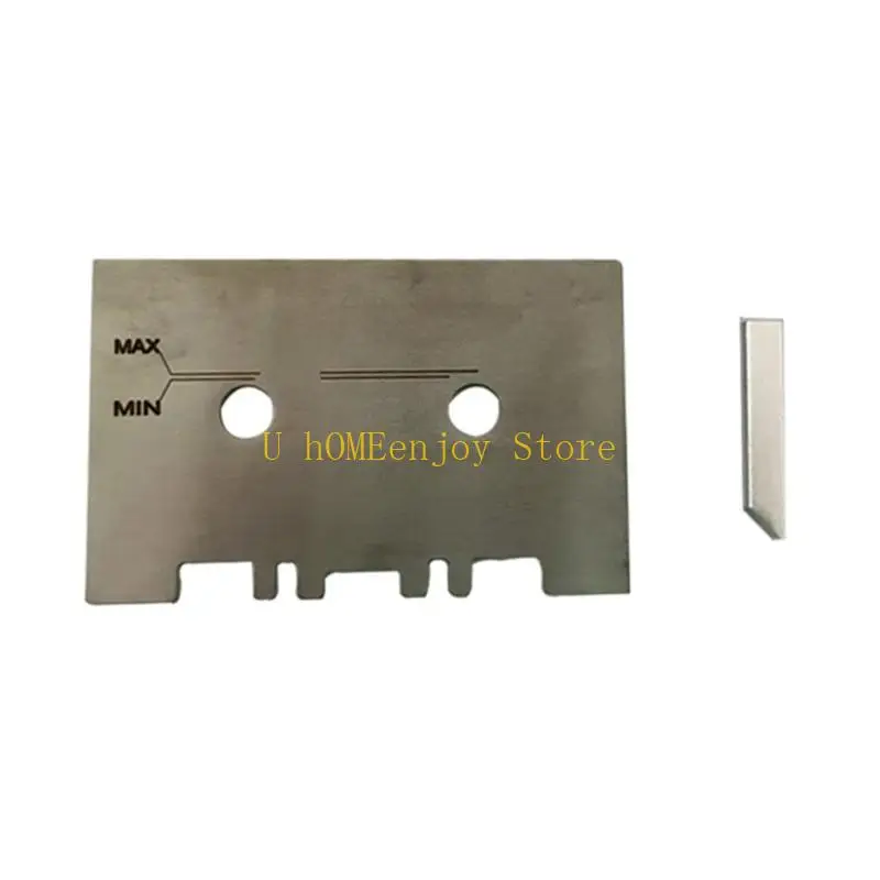 B0KF Stainless Steel Guide Set Metal Guide Gauge Set for DIY Speaker Enthusiasts