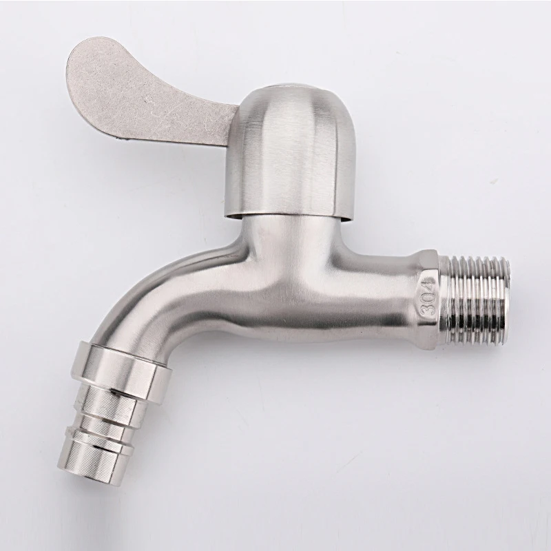 304 حديقة من الفولاذ المقاوم للصدأ تطيل سريع الفتح، الغسالة، صنبور الماء البارد، صنابير حمام السباحة الممسحة #5
