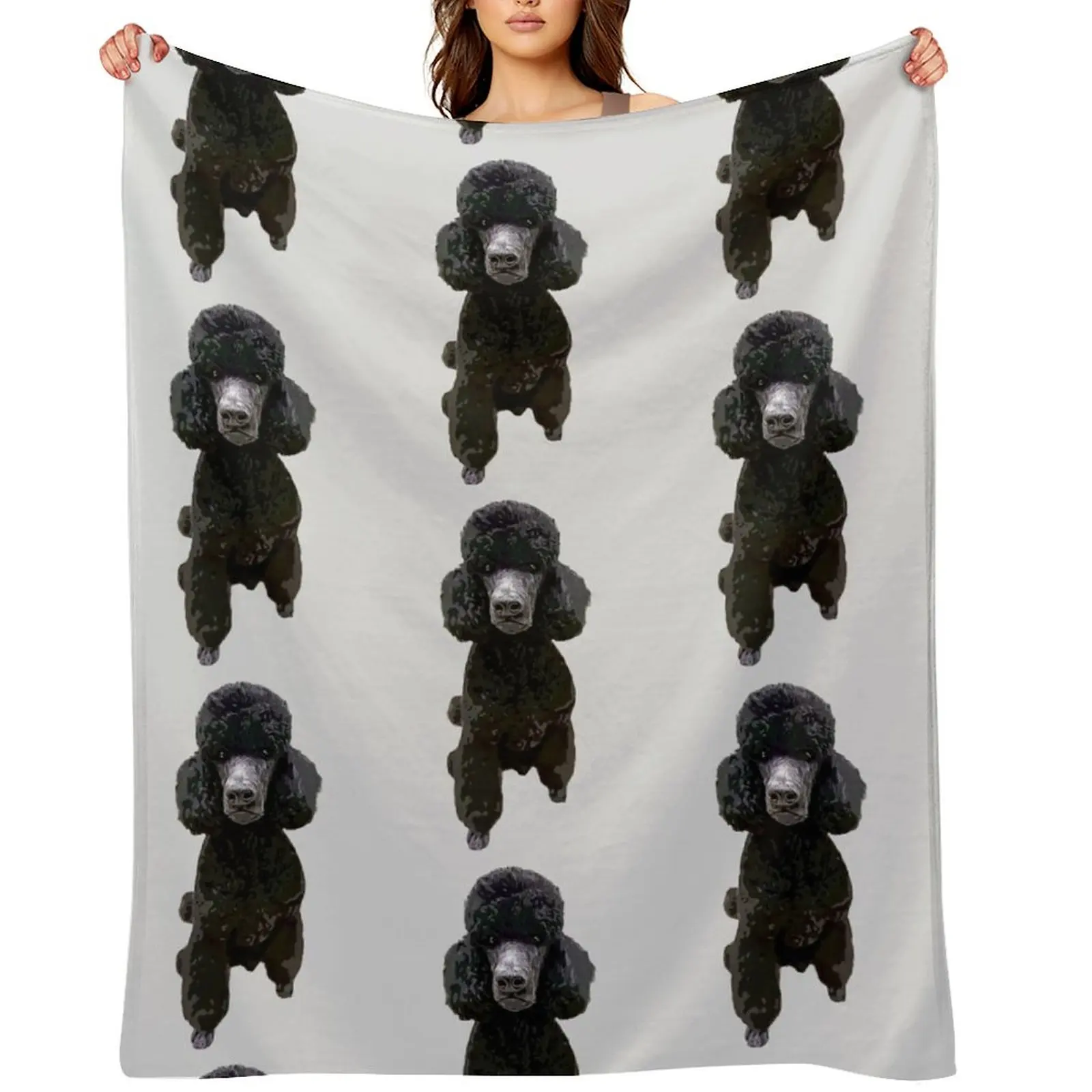 Poodle Gorgeous Style! Throw Blanket Plush Giant Sofa Sofa Throw Decorative Sofas Blankets
