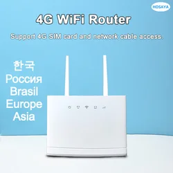 Router 4G karty SIM router wi-fi LTE 4G modem Hotspot RJ45 router bezprzewodowy 4G CPE