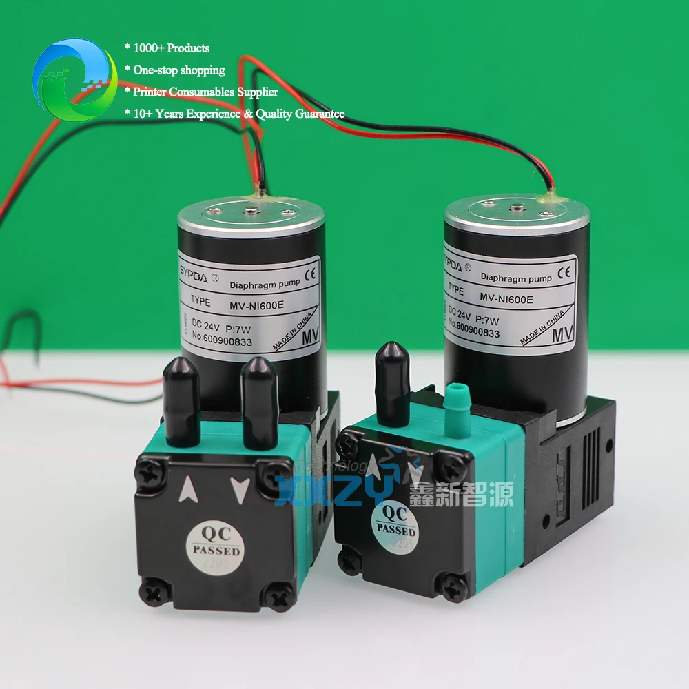 SYPDA MV-NI600E Diaphragm Pump Brushless Motor 7W for UV Printer Ceramic Machine Ink Pump 24V