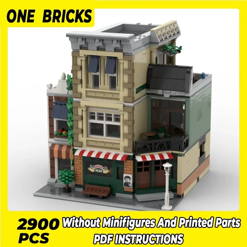 Moc Building Blocks Street View Model Central Park Technical Bricks DIY Assembly Construction Toys For Childr Holiday Gifts