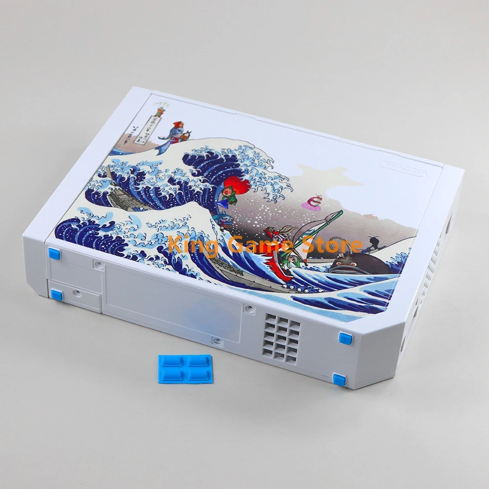 5sets 8 In 1 Colorful Screw Rubber Feet Cover Set for WII Console Anti-slip Pads screw Dust Cover For Nintendo Wii