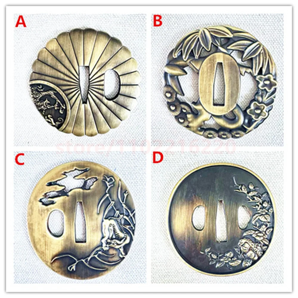 Изысканный сплав Tsuba, защита для японского японского самурая, катаны, меча, фитинги, аксессуары, хорошие детали