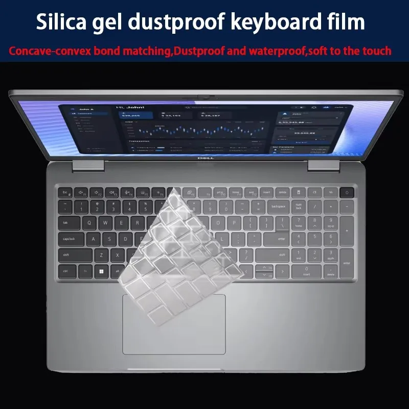 For Dell Precision 3590 3591 3580 Silicone keyboard protective film Laptop screen film HD anti-blue toughened film matte film