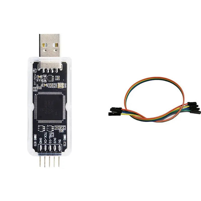 A99E-Debugger Downloader Simulator,Overcurrent & Electrostatic Protection, No Driver Required, USB JTAG Emulator Programmer