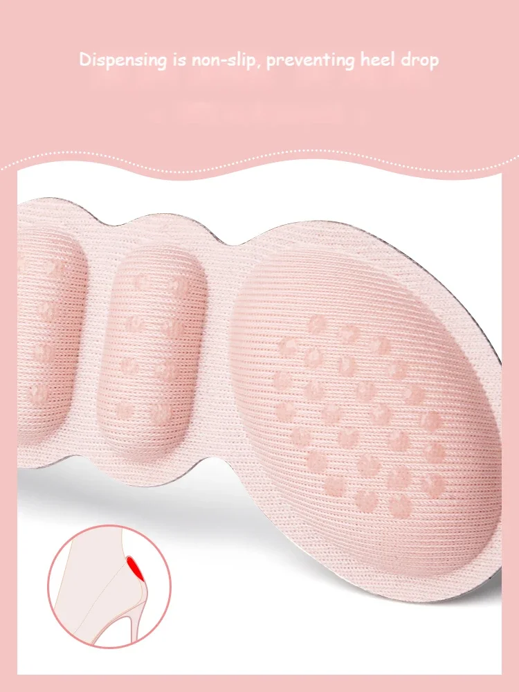 Plantillas para zapatos de tacón alto para mujer, almohadillas adhesivas para el forro del talón, pegatina protectora para aliviar el dolor, inserciones para el cuidado de los pies, talla ajustable