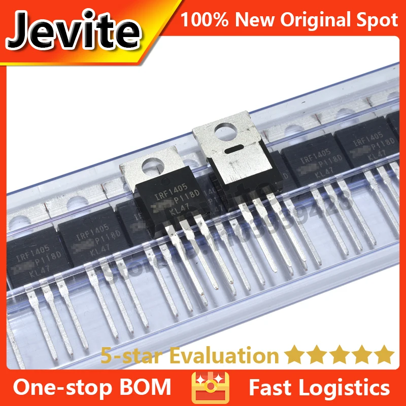 

Jevite 100% New Original electronics Controller 50 units/lote IRF1405 IRF1405PBF 55V 169A TO-220 MOSFET Transistor