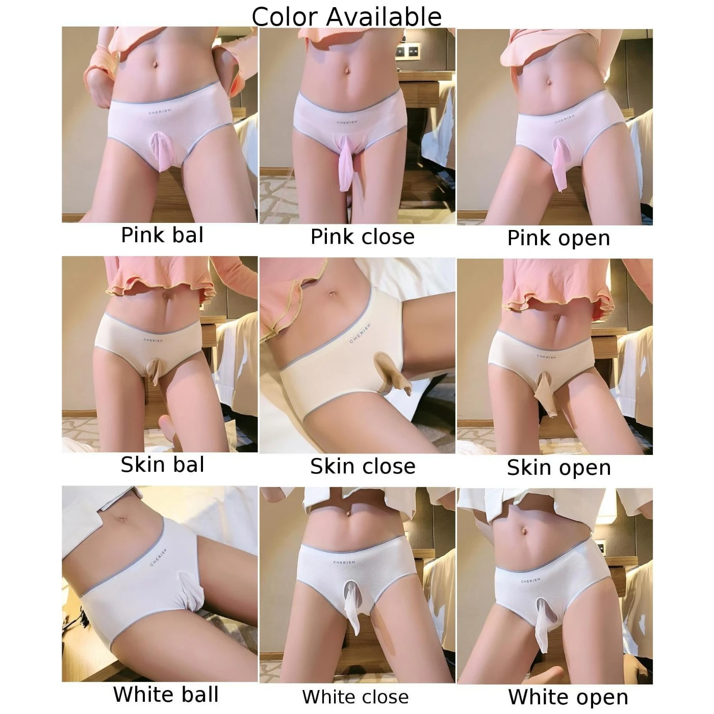 Mens JJ Sleeve Porn Lingerie Sexy Cotton Thong G-String Sissy Pouch Panties Briefs Erotic Underwear With Peni Sheath