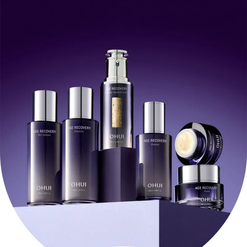 korea-ohui-age-recovery-time-essence-pure-firming-anti-aging-series-essence-set-anti-wrinkles-moisturizing-nourish-skin-care-set