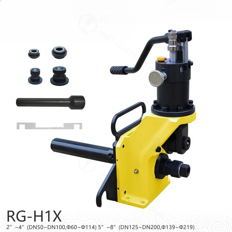 RG-H1X Manual Roll Groover Assembly, 2''-8'' DN50-200 Fire Fighting Pipe Grooving Machine Spare Components