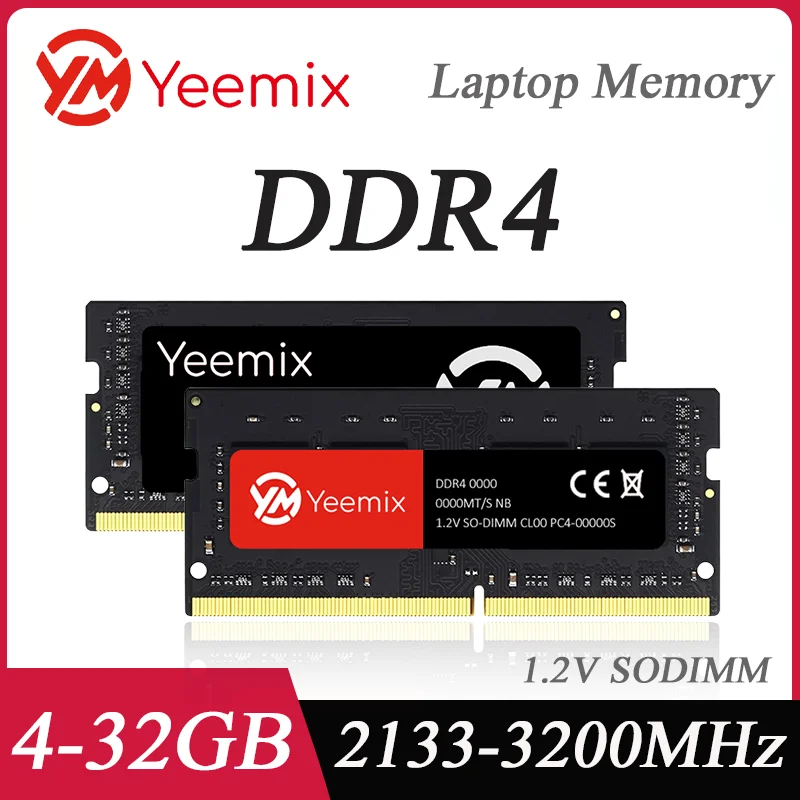 yeemix-memoria-ddr4-4gb-32gb-16gb-8gb-2133-3200-2400-2666mhz-laptop-ram-12v-sodimm-notebook-memory-for-intel-amd-260pin-mini-pc