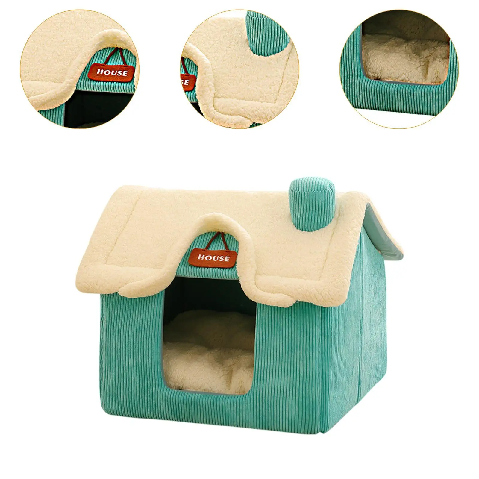 Кровать для кошек Snooze Kennel Cat Hideaway Уютный успокаивающий щенок Пещера Собака Кошки Щенок