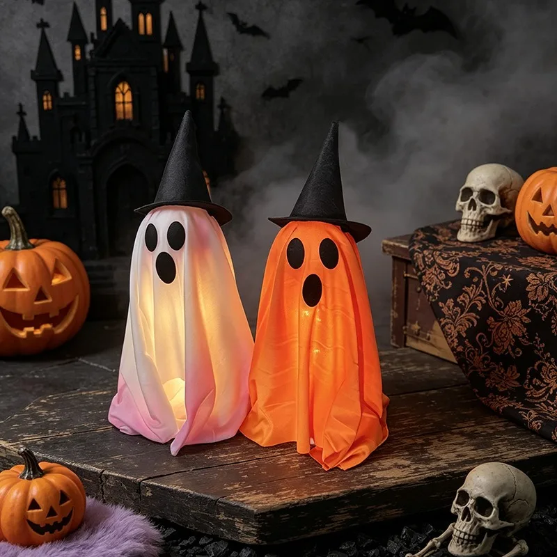 Halloween Ornaments Ghost Tabletop Arrangements Party Dress Up Props Bar Haunted House Ornaments