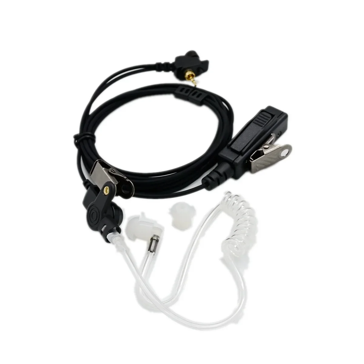 MTP-850 Covert Acoustic Air Tube Headset for Motorola MTS850 MTH850 MTH800 MTH650 MTH600 Translucent Eartip in-Ear Earpiece