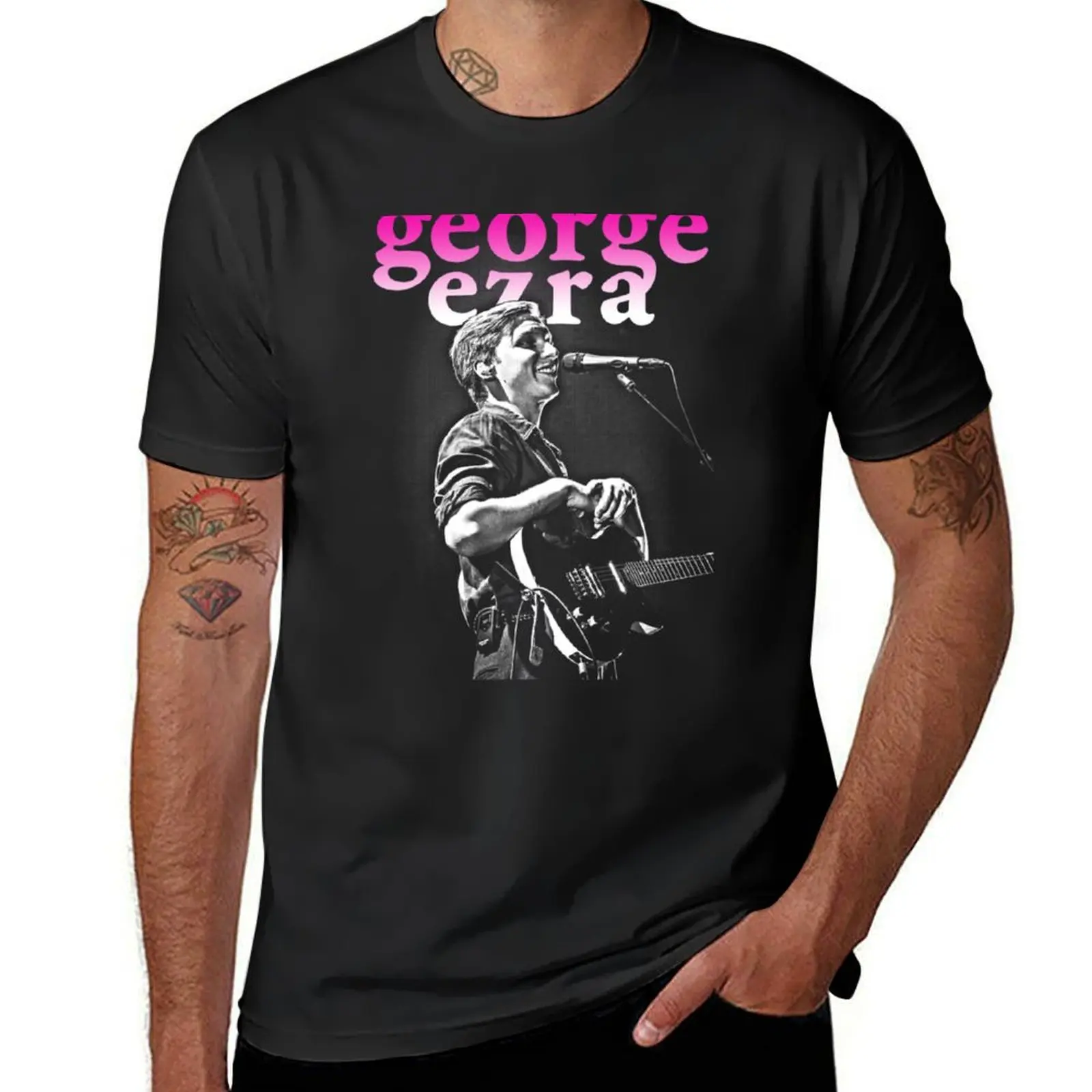 George Ezra Barnett T-Shirt cute clothes hippie clothes T-shirts for men cotton