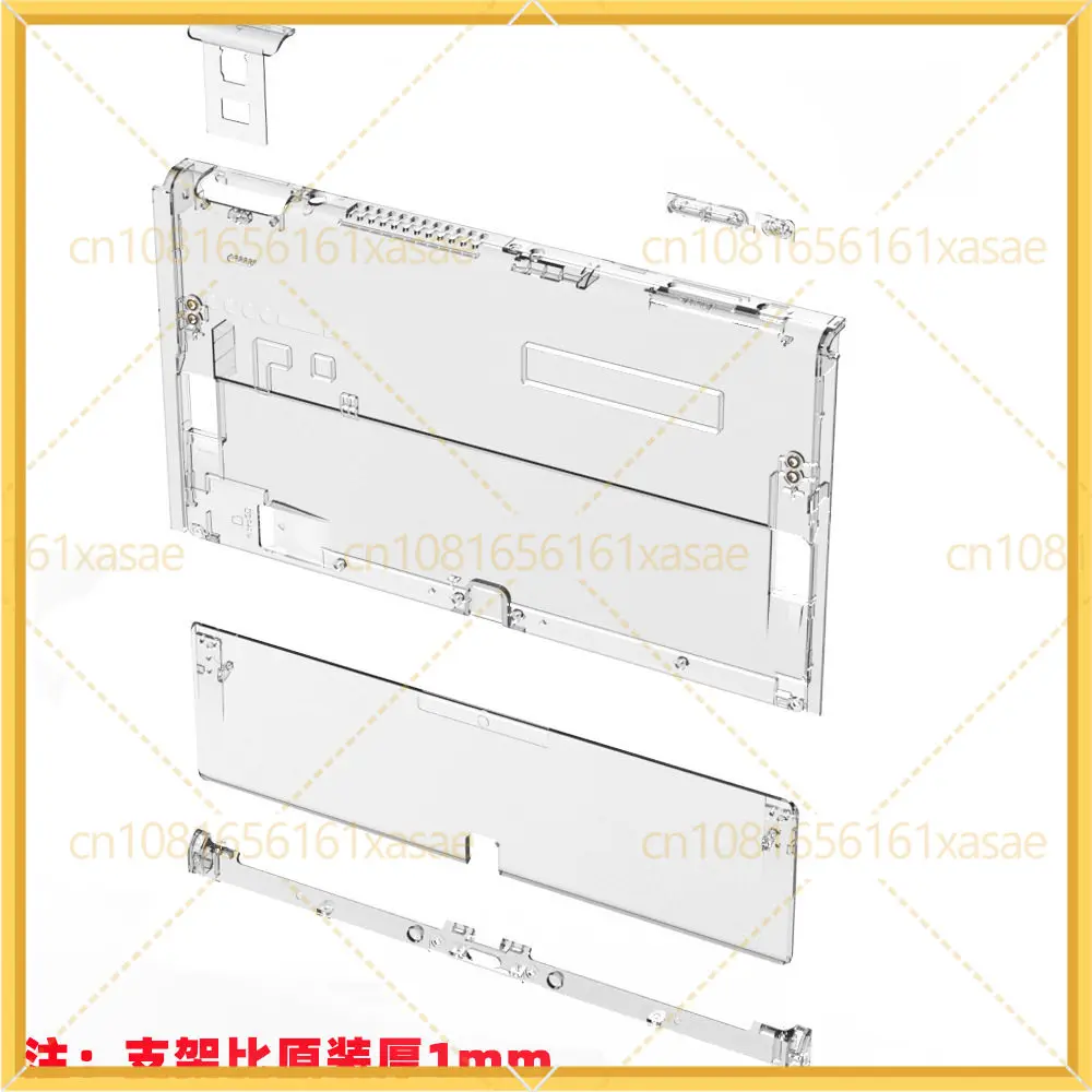 Back Plate Full Set Shell for Nintendo Switch OLED Console,Replacement Back Plate Kickstand for NS Switch Oled Game Accessories