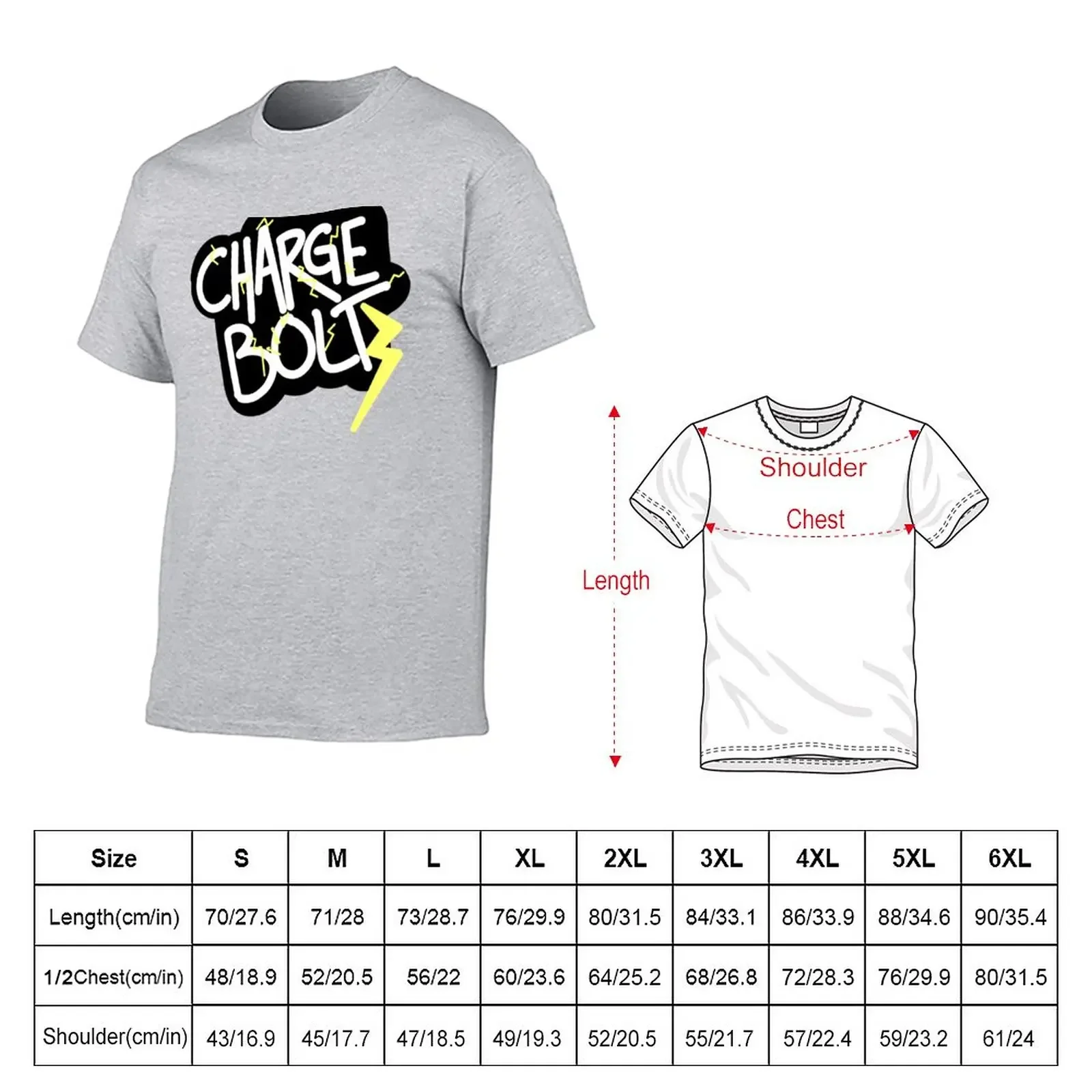 Denki Kaminari: Chargebolt T-Shirt summer tops funnys men t shirts