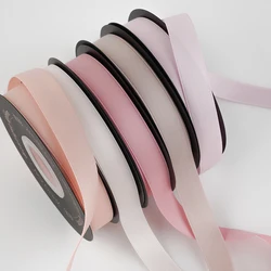 20yards/roll wide 16mm Matte polyester cotton ribbon gift wrap decoration diy hair accessories hair clip bow bouquet binding