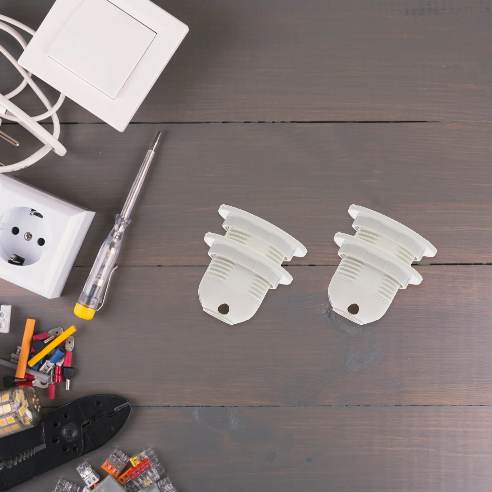 

10 PCS Screw Lamp Holder Closet Ceiling Light Fixture Socket Large Replacement Base Keyless
