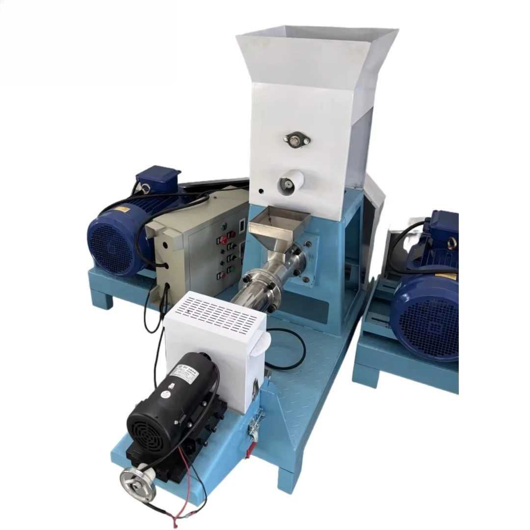 الفولاذ المقاوم للصدأ آلة تجهيز أعلاف الحيوانات الأليفة العائمة تغذية الأسماك الطارد الكلب الغذاء القط أرنب FoodFarm استخدام آلة بيليه #1