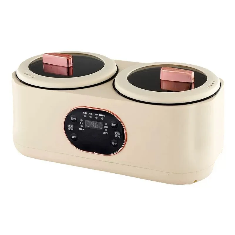 Split Double Inner Pot Rice Cooker Multifunctional Intelligent Electric Cooking Pot Household Automatic Electric Hot Pot