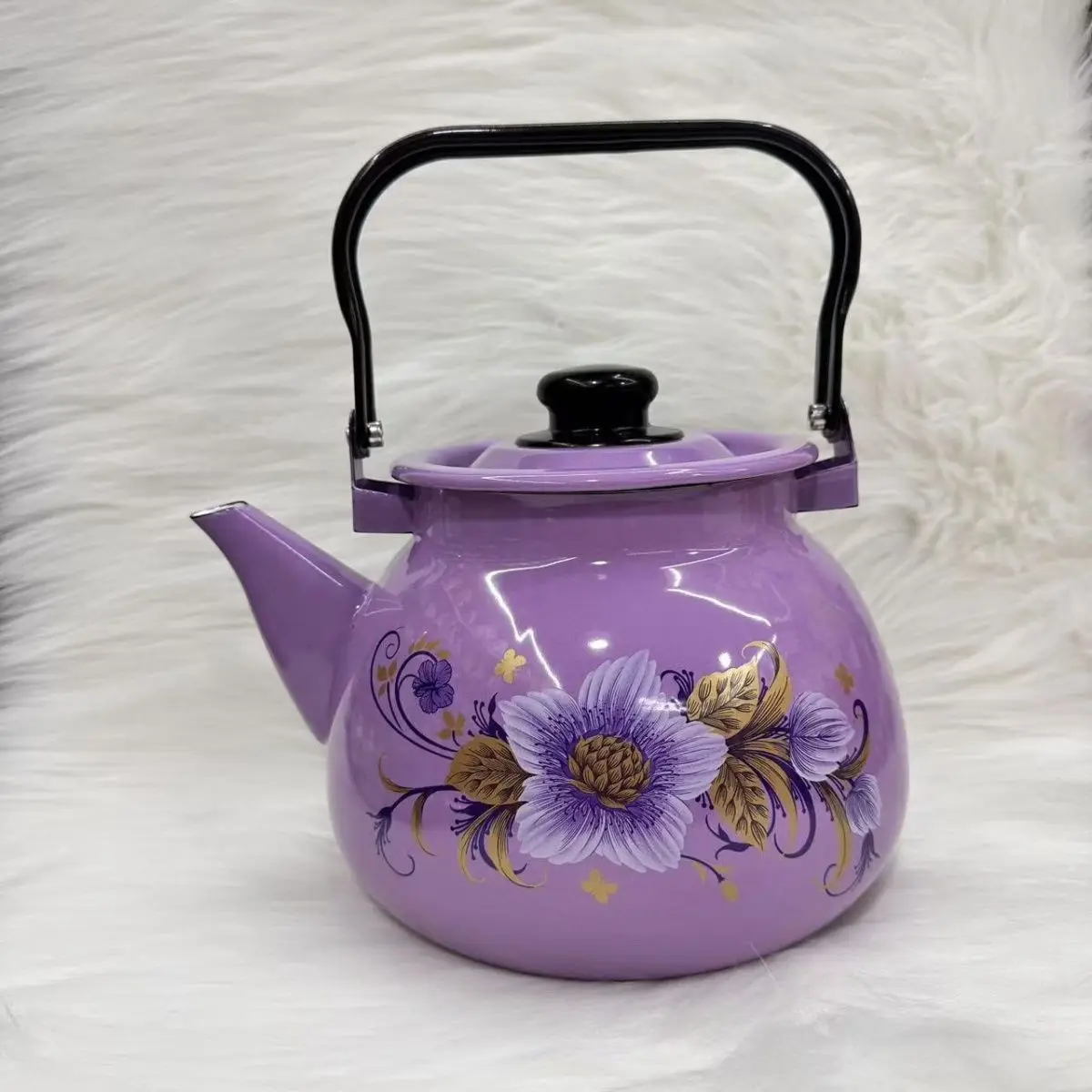 3.5 Liters Enamel Tea Kettle Kettle Home Kitchen Cookware Boil Milk Coffee Kettle