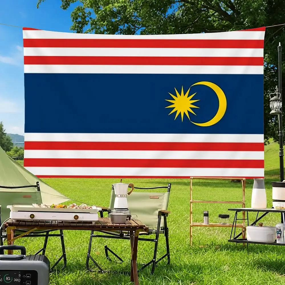 Symbol F-Flag of Malaysia Flags flag For Room Dorm Camping Picnic Art Style Garage Bar wall Decoration Banner