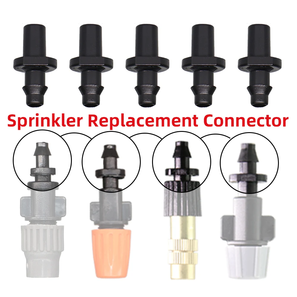 

20-200PCS 6.0MM Nozzle Connector Irrigation Sprinkler Accessories Greenhouse Garden Potted Watering System Connection Joint