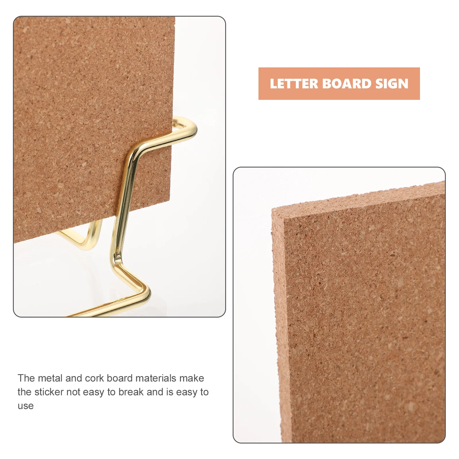 Message Board Cork Office Note Photo Wall Display Bracket Boards Markers Hold House Decorations for Home Desk Small Bulletin