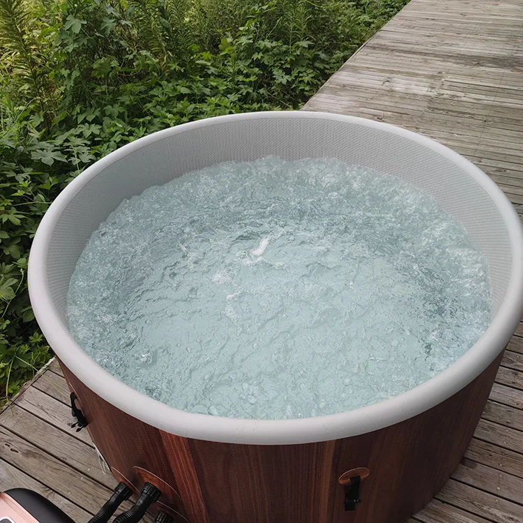 Outdoor inflatable bubble spa pool health bath bubble pool heated massage spa pool