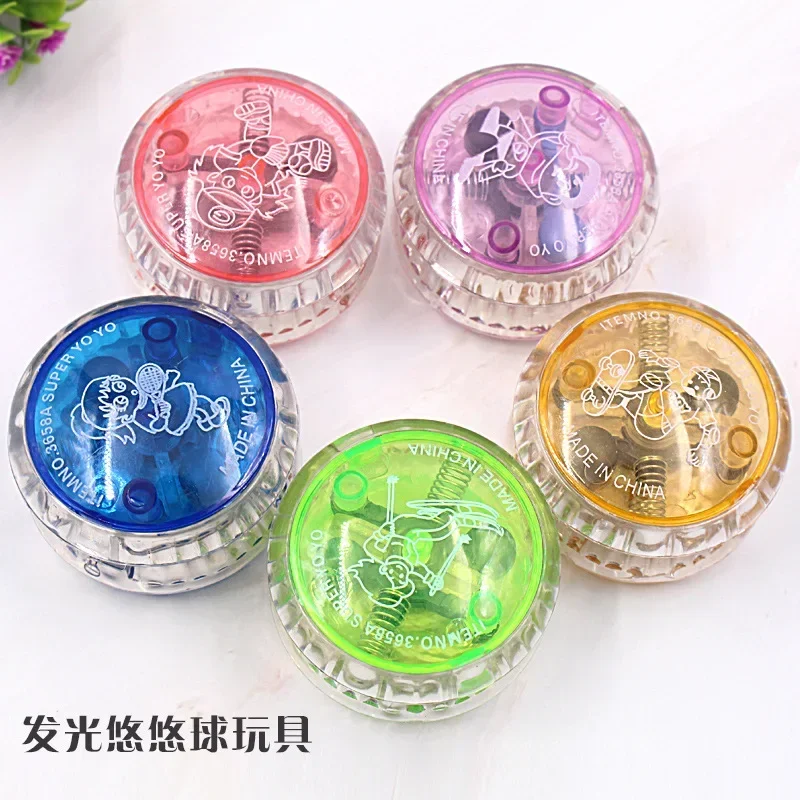 Casual Games 5PCS NEW LED Flashing YoYo Ball Classic Children Clutch Mechanism Magic Yo-Yo Toys for Kids Toy Party Fashion Toy