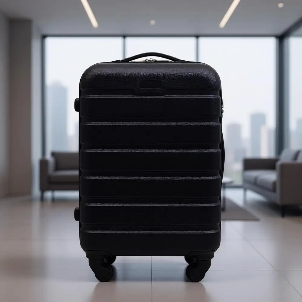 

20 Spinner Luggage, Hard Case, Black