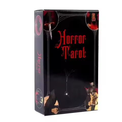 Horror Tarot cards Pocket Printing 78-Card Deck Woodsman or The Frog Divination Fortune Telling Woodsman Sealed board game