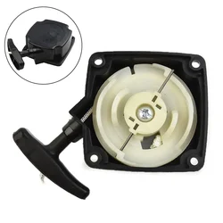 Arrancador de retroceso para motor de gasolina, 43CC, 49CC, 52CC, para varios recortadores, cortasetos, herramienta de desbrozadora, 1 ud.