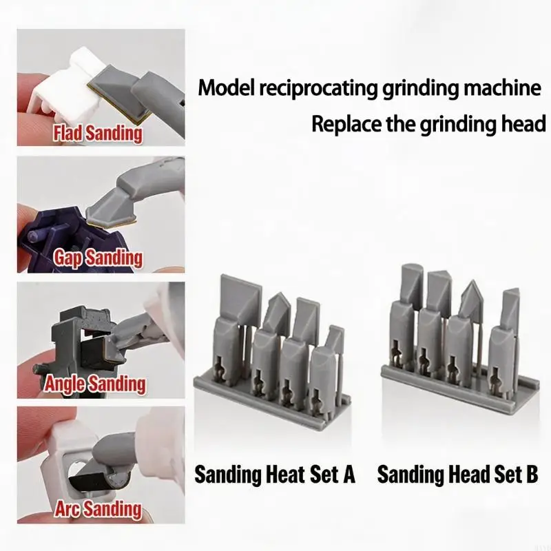 Easy Install Sanding Head Sanding Disc Replacements For Manual Grinding Tool Providing Consistent Surfaces Finishing M4YD