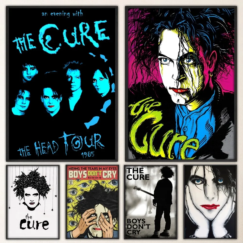 Music Star Rock Band The C-Cure Music Poster Prints Poster Wall Painting Bedroom Living Room Wall Bar Restaurant Sticker Small