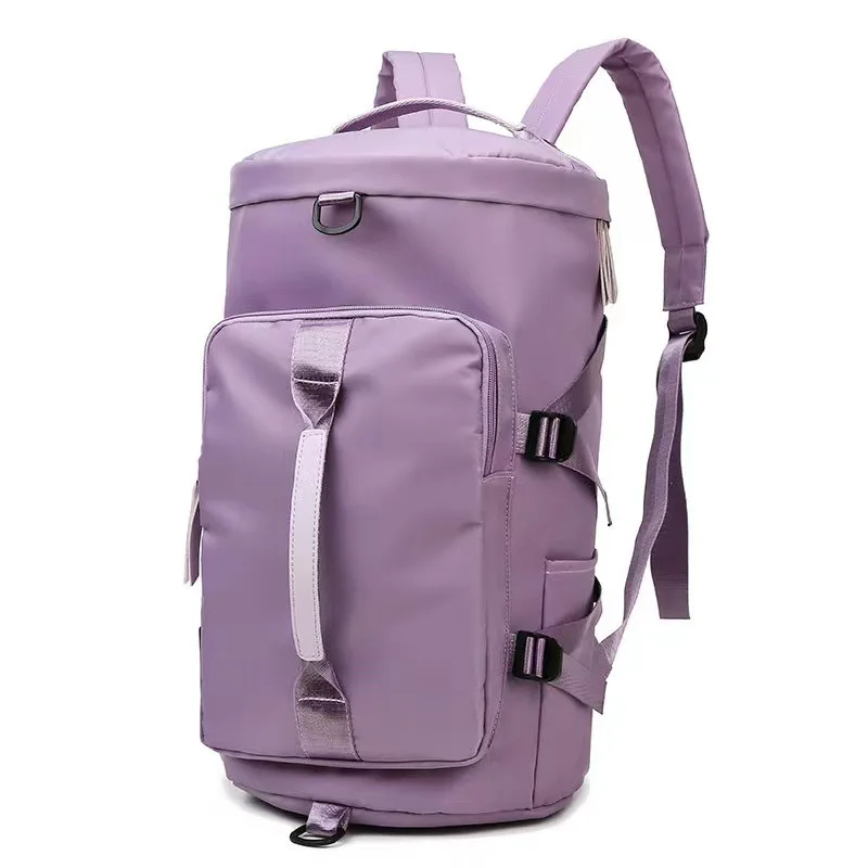 Sac de sport pour femme, sac de yoga, sac à dos séparé, bagage sec, compartiment à chaussures, durable, léger, grand sac de voyage, sac à main polochon