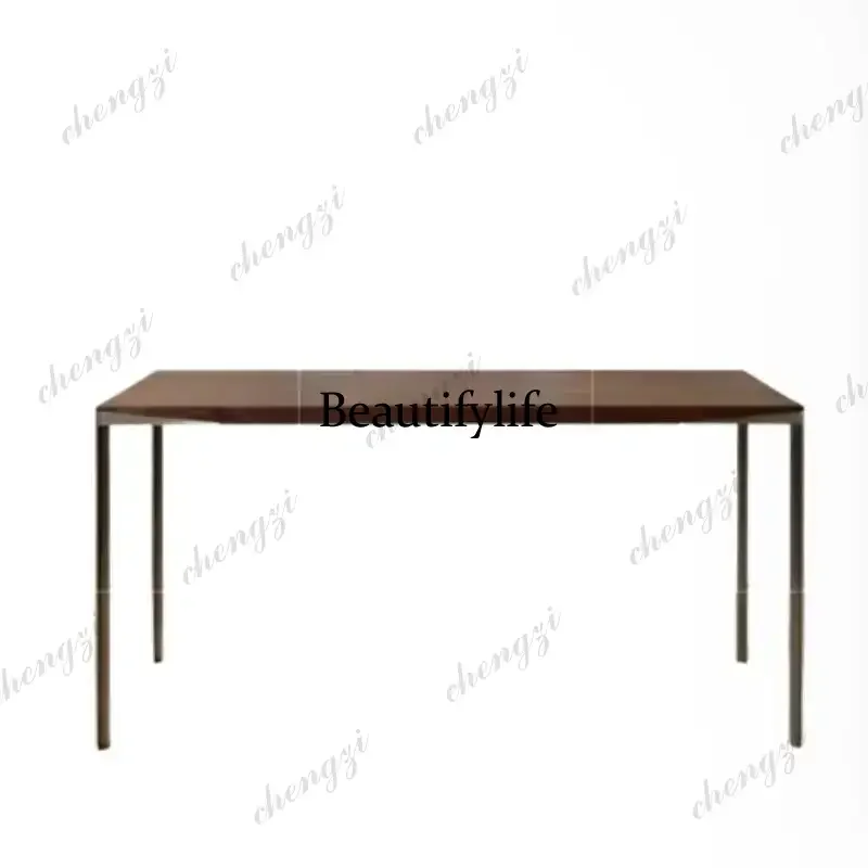 

PPP Luxury Italian Kitchen Table Decoration Unique Modern Wooden Space Saving Kitchen Table Brown Esstisch